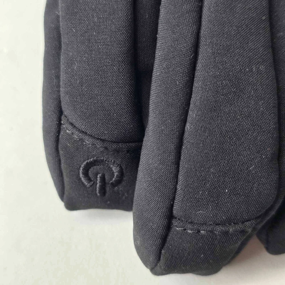 The North Face Etip Black Touchscreen Gloves Fleece Lined Silicone Grip Palm M